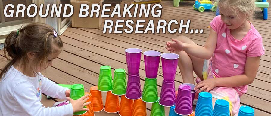 Children enjoying play time - ground breaking research…