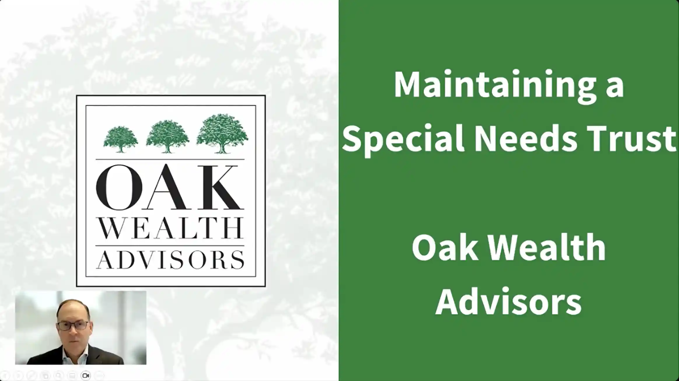 Maintaining-a-Special-Needs-Trust-by-mike-walther-of-oak-wealth-advisors