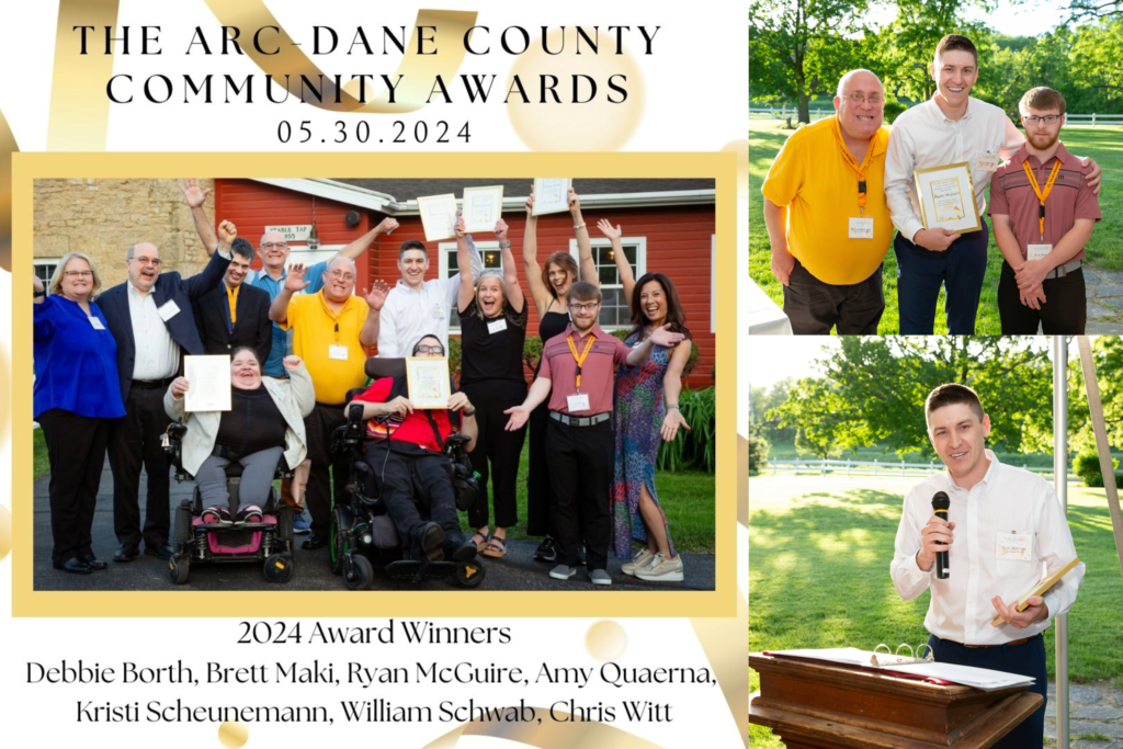 Senior Consultant Ryan McGuire was recently honored as a recipient of the Arc-Dane County Community Award for 2024. Ryan was one of seven individuals recognized for their exceptional support of the intellectual and developmental disability community. The agency summarized Ryan’s contributions at the awards presentation…