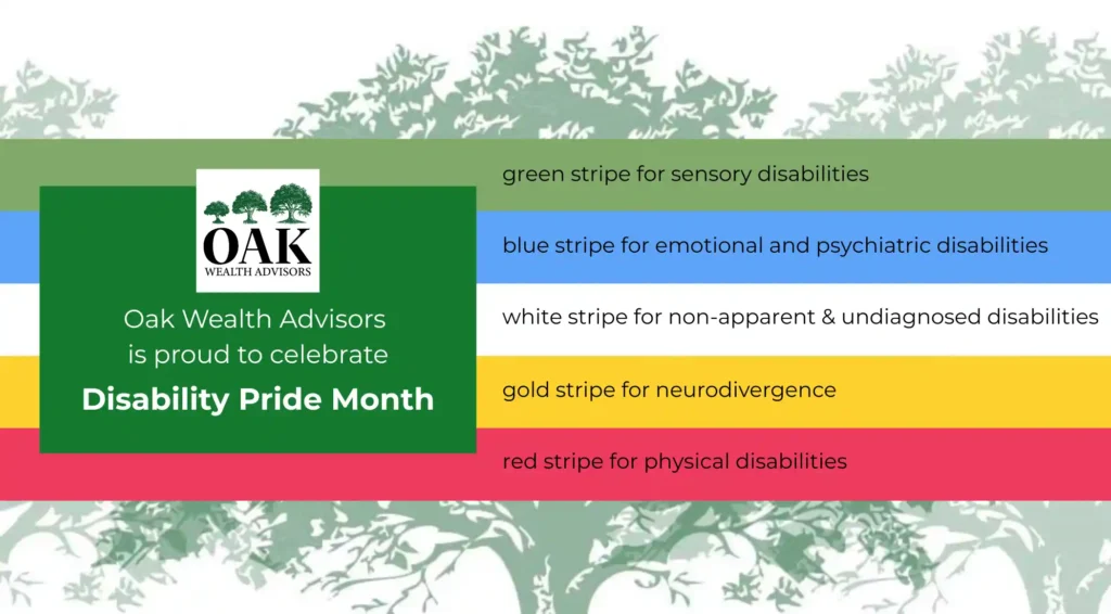 Oak Wealth Advisors proud to celebrate Disability Pride Month Aaron Osterberg copy