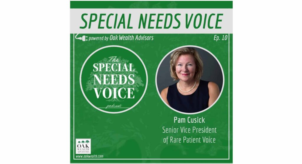 Pam Cusick shares how her firm, Rare Patient Voice, gives individuals with disabilities opportunities to get paid for sharing experiences and participating in clinical trials with institutions seeking information that they have.