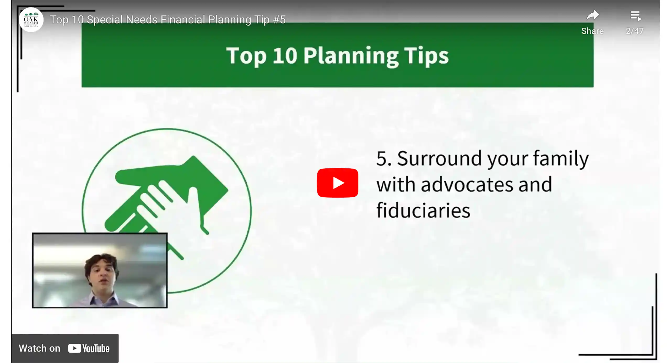 Top 10 Special Needs Financial Planning Tip # 5 with Mickey Cohen