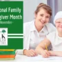 National Family Caregiver Month Awareness post banner 2024