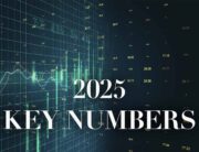 image depicting many numbers on a graph featuring 2025 key financial numbers