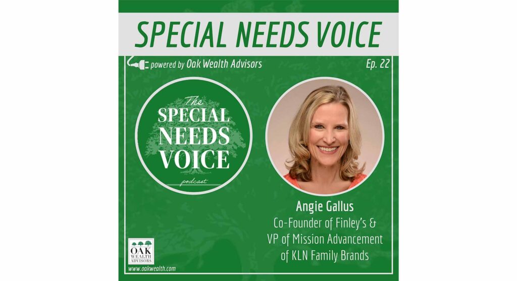 Guest Speaker Angie Gallus - Vice President of Mission Advancement at KLN Family Brands and co-founder of Finley’s a dog treat company, Angie shares how her career as a special education teacher led to creating meaningful employment opportunities for individuals with disabilities as a part of Finley’s as ambassadors. Her inspiring story highlights the large impact that purposeful employment can have on individuals with disabilities.